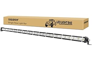RIGIDON 80 cm 32 pouces 150W Slim led light barre,12V 24V barre d'éclairage led, faisceau combo spot d'inondation pour offroad Véhicules Voiture camions SUV ATV 4x4 tracteur,6000K conduite Lumières