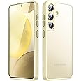 JETech Matte Case for Samsung Galaxy S24+ / S24 Plus 5G, Frosted Translucent Back Protective Slim Phone Cover, Anti-Fingerprints (Amber Yellow)