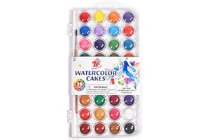 TBC THE BEST CRAFTS TBC Set de Peinture Aquarelle Pour Enfants, 36 Couleurs Peinture Gouache Portable de Voyage pour Étudiants Artiste