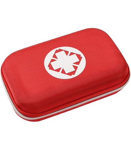 Trousse de Premier Secours Vide, Sac de Rangement pour Médicaments, Mini Trousse Étanche