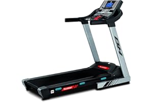 BH Fitness Cinta de Correr Kuasar G6414IKU Velocidad Maxima 18 Km/h. Superficie de Carrera 135 x 45 cm Uso Regular. Modelo Compacto y Plegable. i.Concept Incluido