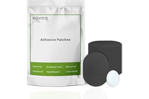 Kovoq 25pcs Dexcom G6 Adhesive Patches Waterproof,Breathable Dexcom One Sensor Cover Patches with Reusable Hardshell Cover for Swimming, No Glue on Sensor, Sweatproof(Black)