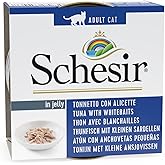 Schesir Yetişkin Kedi Konservesi 85 Gr Ton + Ringa Balıklı