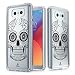 Produktbild LG G6 Skull Case - True Color Clear-Shield Black Sugar Skull Printed on Clear Back - Perfect Soft and Hard Thin Shock Absorbing Dustproof Full Protection Bumper Cover
