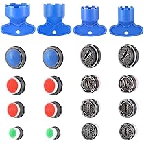 M22 Lot de 4 aérateurs pour robinets de cuisine filtre avec