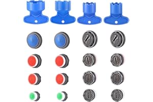 BouGPeng 16 Piezas Aireador Grifo M24 M22 M18 M16 Macho Boquilla Fregadero 24mm 22mm 18mm 16mm Aireadores con Llave Filtro Economizador de Agua para Grifo de Lavabo de Cocina y Baño