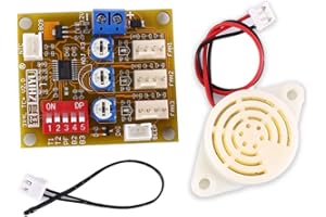 AILOVA PWM Treibermodul, DC 12V 3Bit PWM 4 Draht Lüfter Temperaturregler 3A Drehzahlregler für PC-Lüfter/Alarm