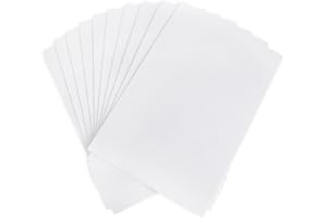 Kraftz A4 Plain EVA Foam Sheets Pack of 10 | L30cm x W20cm Coloured Foam Sheets For Crafts | Foam Sheet With Adhesive or Non-Adhesive Option