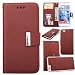 Produktbild iPhone 6S/6 Hülle,iPhone 6/6S Leder Hülle,Schutzhülle für iPhone 6S/6 Leder Wallet Tasche Brieftasche PU Schutz Etui Schale,Ledertasche Slim Retro PU Leder Bookstyle Handyhülle Tasche Wallet Case Handytasche mit Standfunktion Karteneinschub und Magnetverschluss Flip Etui Tasche für Apple iPhone 6/6S 4,7 Zoll