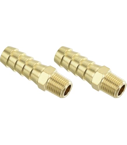 Raccordo A Innesto Rapido In Acciaio Inox 304 Con Codolo, Filettato Maschio, Per Tubi Dell'acqua, Aria E Carburante - Scegli La Misura Che Fa Per Te! (1/8" X 6mm, 1/4", 3/8", 1/2", 3/4")