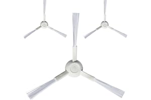 BekabA 3 Cepillos Laterales para Xiaomi Series S20, S12, S10EU Mi Robot Vacuum-Mop, Pack De 3 Cepillos de Reemplazo, Kit De Repuestos para Aspiradora Robot Vacuum, Series Mop 2S / P/Pro / D106 (s20)