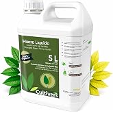CULTIVERS Liquid Iron for Plants 5 L | Liquid Fertilizer with Iron for Plant Nutrition in Plants, Vegetables and Trees in Low