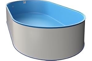 POWERHAUS24 Kit de Piscine Ovale, 700 x 350 x 120cm