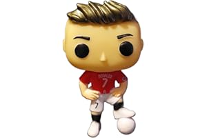 VALNIGHT Cristiano Ronaldo – Football Figure T-Shirt (Real Madrid, Portugal, Manchester United, Al-NASSR) Gift for Children and Adults (Manchester United)