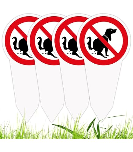 2x 'Kein Hundeklo' Schild 15x30cm – Wetterfestes Alu-Steckschild Mit Erdspieß