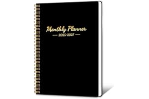 RUKAR Monthly Planner 2025-2027, 2025 Calendar 24 Months Planner, JULY 2025 - JUNE 2027, 8.5"x11", Personal Organizer with Monthly Goals, To-Do List, Habit Tracker, 24 Months for School Office Home Planning