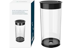 Portalama universale Trasparente unico-Risparmiare spazio-Esclusiva struttura a gola bilanciata a doppio strato e facile da smontare-Kitchendao