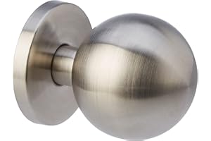 ORYX Herrayma - Pomolo per porta in acciaio inossidabile, rotondo