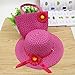 Produktbild jilesm Baby Mädchen Sommer Stroh Sun Hat Handtasche Set