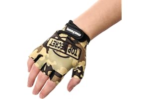 ‎METEOR Rękawiczki Rowerowe Dziecięce Rekawiczki dla Dzieci na Rower Ochronne Żelowe Rękawiczki BMX dla Chłopców Dziewczynek na Piesze Wycieczki na Rolki Hulajnogę Meteor