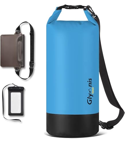 Sac étanche Polyester Thermo-soudé - 5L, 10L, 15L - Pour Sport Nautique, Voyage, Protection équipement