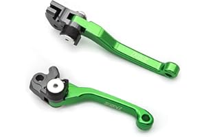 NICEDOLL Leviers de frein et d'embrayage pivotants pour moto tout-terrain KX250 KX 250 2005 2006 2007 2008