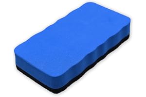 GZDAOXIA 1 Pezzi cancellino lavagna magnetica,cancellino lavagna gesso,Cancellabile a Secco,Gomma per Lavagna Magnetica,Per Lavagne Magnetiche Bianche,lavagne in vetro(blu)