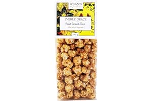 Everly Grace Gourmet-Popcorn - Peanut Caramel Swirl von Ryan's Specialties (100 g) - Aromatisches Karamellpopcorn mit Erdnussbutter - Plant-Based