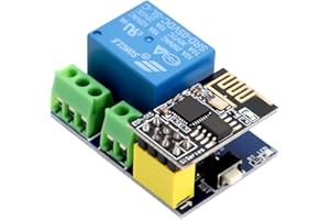 ESP8266 Relay AYWHP ESP-01 WiFi relay module 5-12V ESP8266 wireless transceiver module applied to IoT Smart Home, compatible with Arduino and Raspberry Pi