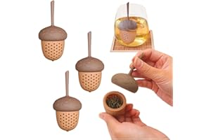 Minging 3 Pezzi Infusore Per Tè, Colino Per Tè Sfuso Infusore Per Tisane Filtro Per Tè Con Coperchio Filtro The Infusione Infusore Tè Filtro Per Tisane Infusore Per Tè,Infusore Tè Filtro (marrone)