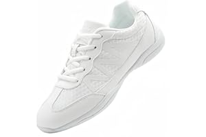 Kvwqoty Cheer Shoes Girls Cheerleading Dance Cheerleader Sneakers Athletic Women Gymnastic Training Tennis Competition Flexible Tumbling Jazz Yoga Sneakers