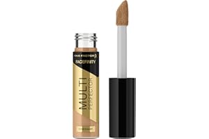 Max Factor Facefinity Multi-Perfector Concealer, All In One, Conceal Imperfections, Instant Brightening, Natural Finish, Lightweight, Vegan, Customisable Coverage - 5W, 11ml