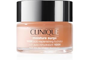 Clinique Moisture Surge 100H Auto-Replenishing Hydrator Oil Free Face Moisturiser With Hyaluronic Acid + Aloe Vera Bioferment For All Skin Types | Hydrating + Moisturising