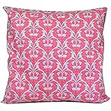 Kronen-Kissen 45x45 cm in rosa-rot