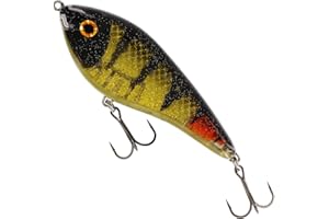 Westin Swim Glidebait 15cm 107g - Suspender Jerkbait, Farbe:3D Oliveoil Perch