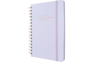 Kokonote: Agenda Settimanale 2024-2025 Soft Lavander, Agenda Scolastica A5 12 mesi, 14,8x21 cm, Weekly Planner 2024 2025, Agenda Universitaria 2024 2025, Diario scuola superiori o medie