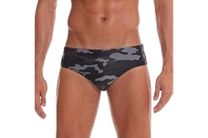 Arcweg Costume da Bagno Uomo con Pad Rimovibile e Coulisse Slip e Parigamba da Bagno Pantaloni Corti Elastico a Vita Bassa Nuoto