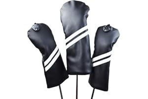hauni Golf Club Headcovers Numbered 1, 3, 5, Fits Oversized Drivers and Fairway HeadCovers Fits 460cc Drivers