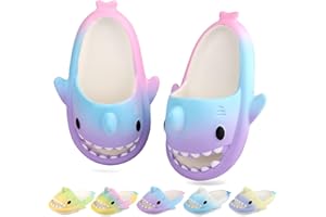 WUYISTAR Pantofole da squalo per bambini Ragazzi Ragazze Pantofole Squalo Antiscivolo Sandali da doccia per la spiaggia Scarpe da doccia per piscina con infradito