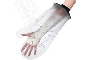 Hpmjz Wasserdichter Gipsschutz Duschschutz Arm Kinder und Erwachsene für die Hand wasserdichte Handabdeckung zum Duschen nach Operationen weicher bequemer Gipsschutzs Wasserschutz Gipsarm aus Silikon