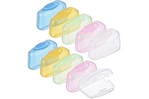 Shappy 10 Stück Reise Portable Zahnbürste Kopf Abdeckungen Zahnbürste Schutzhülle