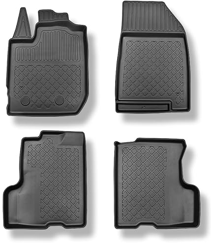 FROGUM No.77 Tappetini Auto Gomma TPE Su Misura Per Dacia Duster II (2017+) - Antiscivolo, Bordi Alti 4cm, Facili Da Pulire, Profumo Di Vaniglia