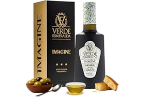V E VERDE ESMERALDA Verde Esmeralda Aceite de Oliva Ecológico Imagine – Edición Especial de España-Jaén, 500ml | Olive Oil Premium filtrado de la Sierra de Cazorla, afrutado intenso, cuerpo denso y amargor equilibrado.
