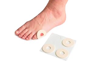 KMINA Vadderade Skyddsplåster för Liktornar och Hallux Valgus, Storlek L