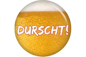Kiwikatze Durscht! 37mm Button Ansteckbutton Pin Oktoberfest Wiesn Volksfest für Dirndl oder Lederhose