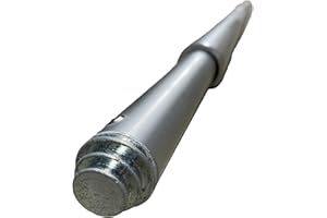 ‎LASIPROFI lasiprofi Rundsperrbalken Alu verstellbar Einsatzbereich: 1470 – 1980 mm | Sperrstange | eloxiertes Aluminium | mit Kombizapfen | für Airline- und Zurrschienen