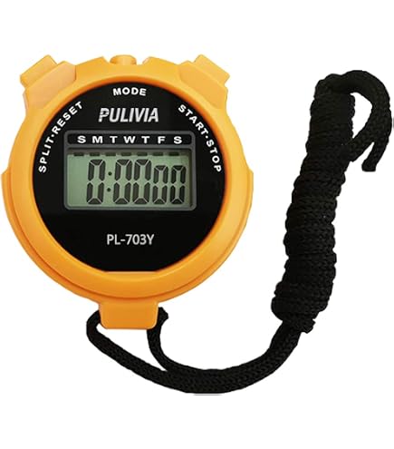 Cronometro Sportivo Digitale 3 Pezzi - Timer 1/100s, Conto Alla Rovescia, Sveglia, Antiurto Per Nuoto, Corsa, Allenamento