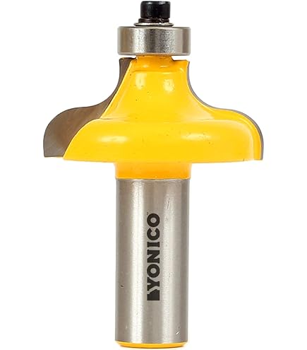 Round Over-Ogee 5 Bit Cabinet Door Router Bit Set - 1/2 Shank - Yonico
