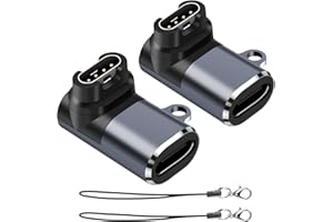 GENERIC Adapter do ładowania zegarka, 2 sztuki, gniazdo USB typu C na wtyczkę, kompatybilny z Garmin Fenix ​​7/7S/7X/6/6X/6S i więcej