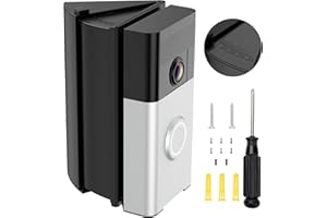 KIMILAR Verstellbare Winkel Halterung Kompatibel mit Video Doorbell (2nd Gen), Battery Doorbell Plus/Pro, Video Doorbell Wired 1/2/3/3 Plus/4/Pro 2, Einstellbarer Winkelhalter Video Türklingel Zubehör
